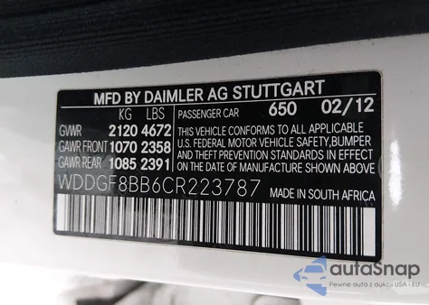 2012 Mercedes-Benz C 300 Sport 4Matic from USA, damaged, VIN WDDGF8BB6CR223787